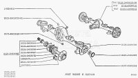 Radlagersatz Steckachse hinten Lada Niva 2121 nur vor...