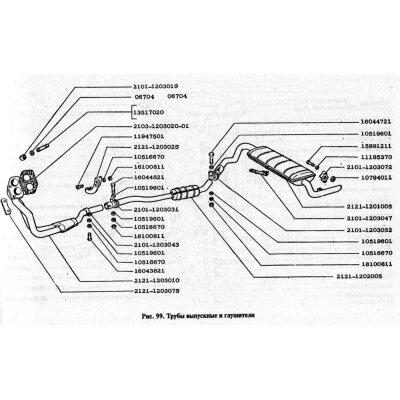 Auspuffschelle Schelle Mittelschalldämpfer 44-45mm Lada 2101-2107,  Lada Niva 2121, 21213, 21214, 21215