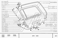 Türgriff Heckklappe /Kofferraumgriff Lada Niva 21213, 21214 (1700ccm) 21213-6305150