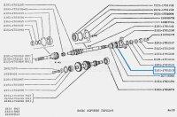 Simmerring Schaltgetriebe Hauptwelle Lada Niva,...