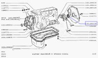 Simmerring / Wellendichtring Kurbelwelle hinten Lada...