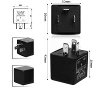 Load-independent flasher relay flasher relay for LED 12...