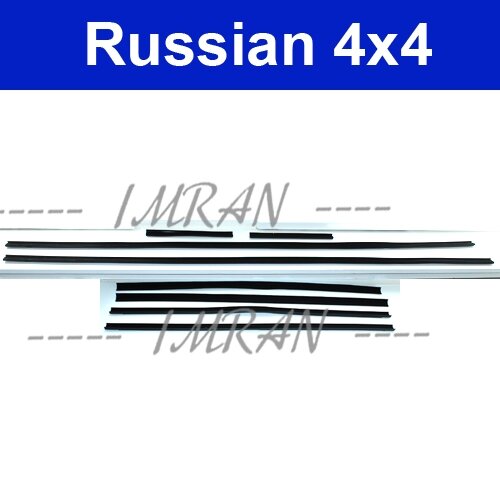 Joint de vitre, lèvre en caoutchouc, feutres pour fenêtres pour Lada Niva 21213, 21214
