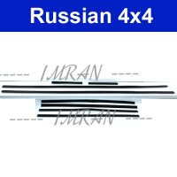 Junta para ventanas, borde de goma, tiras de fieltro para ventanas para Lada Niva 21213, 21214