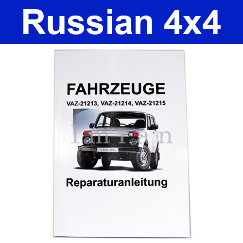 Reparaturanleitung für Lada Niva auf deutsch 2121, 21213, 21214, 21215