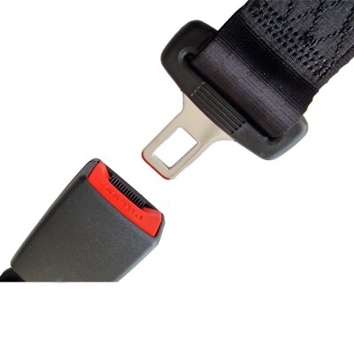 Automatik Beckengurt Sicherheitsgurt, 2-Punkt,  schwarz, UNIVERSEL, PKW, LKW, Bus, Trage, Schwarz