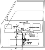 Elevalunas eléctricos de reequipamiento para Lada Niva 21213, 21214