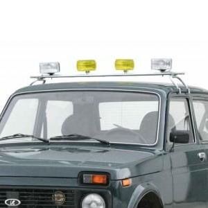 Support pour phares et phares antibrouillard sur le toit pour Lada Niva