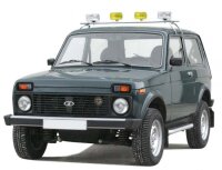 Support pour phares et phares antibrouillard sur le toit pour Lada Niva