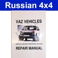 Reparaturanleitung für Lada Niva in English 2121,...