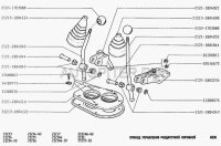 Support pour valise tige de commutateur Lada Niva 2121, 2121-1804021