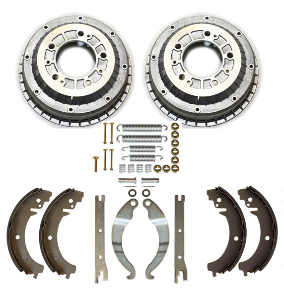 Reparaturkit: Bremstrommel  +  Bremsbacken + Bremshebel hinten Lada Niva alle Modelle