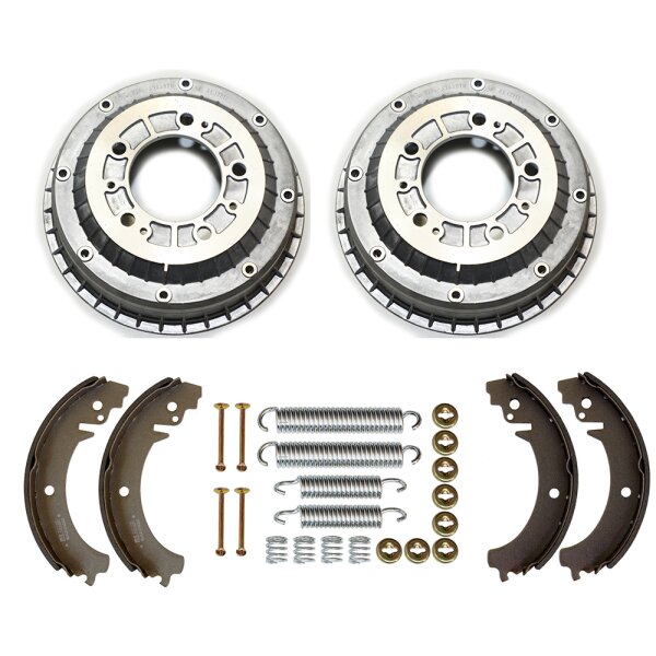 Bremsenkit: Bremstrommel,  Bremsbacken, Befestigung hinten Lada Niva 2121, Urban, Taiga, Travel, Legend, Brotno