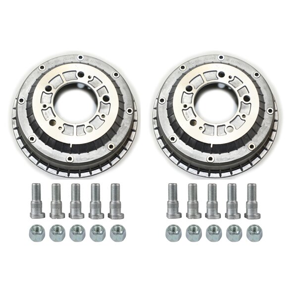 Bremsenkit: Bremstrommel  + Radbolzen hinten Lada Niva 2121, Taiga, Legend, Bronto, Travel