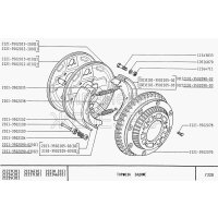Bremstrommel hinten Lada Niva 2121, 21213, 21214, 21215,...