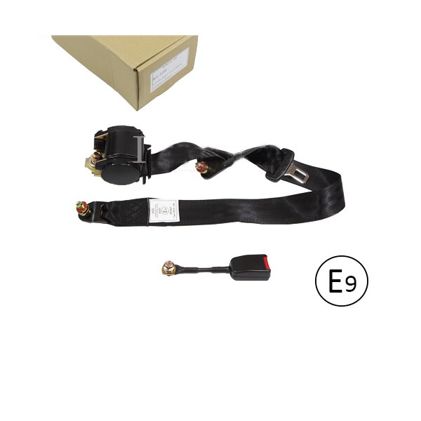 Seat belt for buses, cars, motorhomes, caravans, and vans, front, automatic, 320 cm