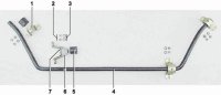 Innere Beschläge Halterungen für Stabilisatorstab / Stabilisator, Lada 2101-2107 alle Modelle,