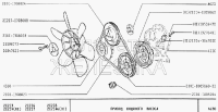 Kühlerlufter, Flugrad für Lüfter, Lüfterflügel für Kühler Lada Niva 2121, 21213, 21214, 2121-1308008