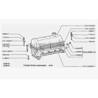 Unterlegscheibe für Zylinderkopfschrauben Lada 2101-2107, Lada Niva 1600, 1700, 2101-1003265