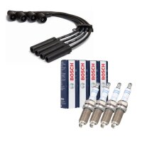 Kit: Zündkabelsatz + 4 St. Zündkerzen Bosch...