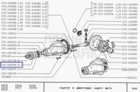 Simmerring Hinterachsdifferential zu Kardanwelle Lada 2101-2107, 2101-2402052-01