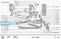 Bolt / vis pour les wishbones avant Lada Niva...