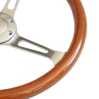 Großes oldtimer Holzlenkrad, Sportlenkrad aus Holz...