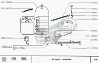 Gato para Lada Niva 2121, 21213, 21214, 2121-3901250