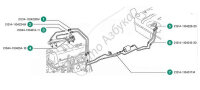 Tubo flexible de combustible al sistema de...