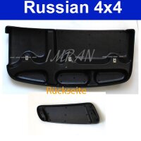 Garniture dehousse pour capots et montant C pour Lada Niva 2121, En noir