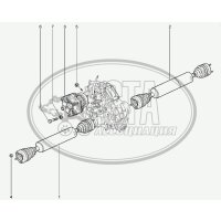 Eixo cardã dianteiro Lada Niva 21214 todos os modelos a partir do ano de fabrico 2010, Taiga, Urban, Bronto, 21214-2203012