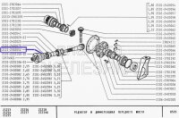 Oil Seal between differential and propeller shaft Lada...