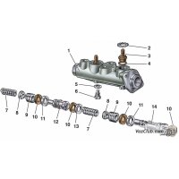 Montagesatz Hauptbremszylinder Stutzen für Lada Niva 1700ccm, 21213, 21214