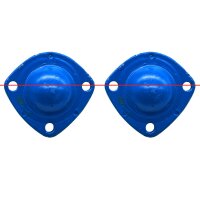Rotule de suspension supérieure avant (2 pièces), Lada 2101-2107, Fiat 124 Spider, référence 2101-2904192