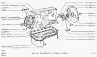 2 x Simmerring / Wellendichtring Kurbelwelle hinten+vorne Lada 2101-07,  Niva 2121, 21213, 21214