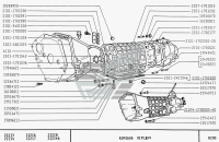 Lagersatz Lager Getriebe 5-Gang komplett Lada 2101-07,...