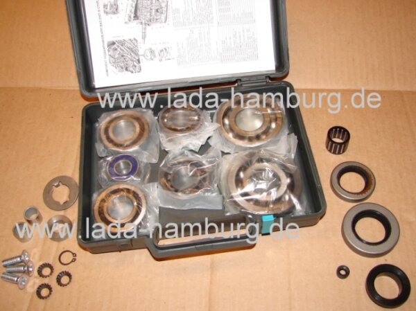 Reparatursatz Getriebe 4-Gang komplett Lada 2101-07, Niva 2121 Lager+buchsen+Simmerringe