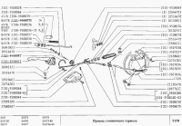 Handbremsseil kurz Lada 2101-2107, 2101-3508068