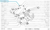 Temperaturfühler Temperatur Sensor am Zylinderkopf Lada 2101-09, 2110-12, Lada Niva 1600, 1700ccm, 1 Kontakt