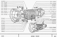 Catálogo de piezas: vistas de despiece, números de pieza originales de todos los modelos de Lada Niva.