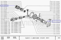 Retén para diferencial del eje delantero, salida al eje de transmisión lado derecho Lada Niva 21213, 21214, 21215