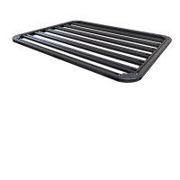 Roof rack flat platform 140cm x 110cm, aluminum, black