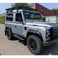 Galerie de toit sur gouttière plate-forme demi-toit 140 cm de long 110 cm de large x 3 pieds, Mercedes Classe G, véhicule tout-terrain