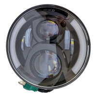 LED Scheinwerfer, Blinker, Fernlicht, Nahlicht, 177mm Land Rover Defender 90/ 110 /130, E-Zeichen