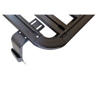 Dachgepäckträger Dachträger auf Regenrinne Plattform 160 x 110cm, Jeep Wrangler JL 4-Türer 2018 - Heute
