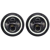 Faróis LED, indicadores, luzes de estrada, luzes de cruzamento, veículo todo-o-terreno Mercedes Classe G de 177 mm, marca E