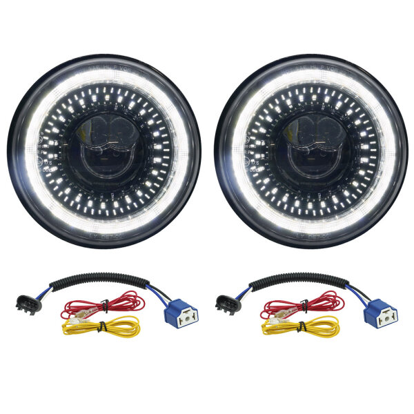 Faro LED Dragon Eye luz de conducción, luz de carretera, luz de cierre 7 "177 mm, IP67 con certificación E