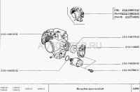 Drosselklappenpoti mit Kabel und  Stecker, Geber Drosselklappe Lada 2101-07, Niva 2121, 21213, 21214,  2112-1148200