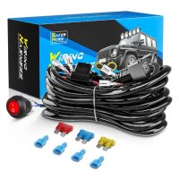 Installation kit, electrical kit, cable set for fog...