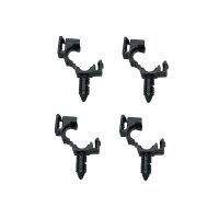 4 x clips, clamp for brake line, lockable and re-openable